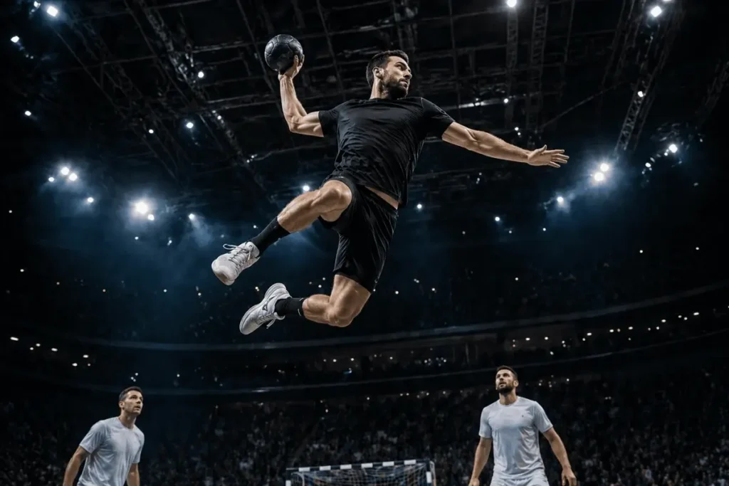 sauter plus haut handball